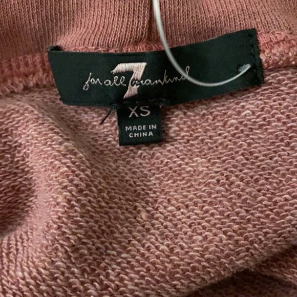 7 FOR ALL MANKIND hoodie dress SIZE XS - Picture 4 of 6
